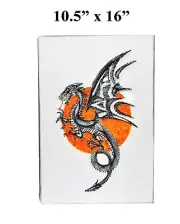 STRING ART DRAGON OF THE BURNING SUN ONE OF A KIND, UNIQUE, 10.5 x16