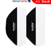 2X Godox 60x60cm Softbox Bowens Mount For Studio Strobe Flash