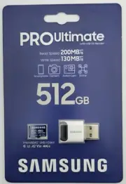 Samsung PRO Ultimate MicroSD Card comes with a USB 3.0 Reader — MB-MY512SB/AM