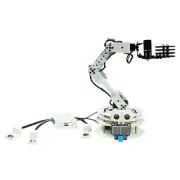 6 Axis Mechanical Arm Robotic Arm Full Kit w/ Serial Bus Servos Unassembled xr