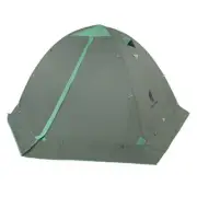 Ultralight 2 Person Backpacking Tent 4 Season Waterproof Camping Army Green