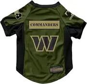 Littlearth NFL Valor Pet Stretch Jersey Washington Commanders
