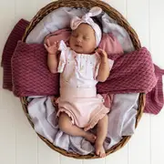 Snuggle Hunny Baby Pink Organic Bloomers