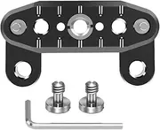 NATO Slide Top Extension Plate for Sony FX3/FX30 - Aluminum DSLR Accessory with CNC Machined Anodized Surface