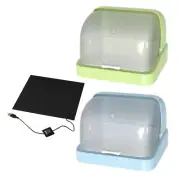 Chicken Brooder Box Bird Incubator Brooding Box Warmer 3 Temperature Heating Pad