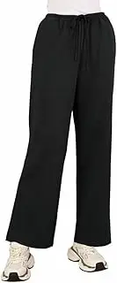 [Amazhiyu] Women's Fleece High Waist Wide Leg Sweatpants Drawstring Winter Pants