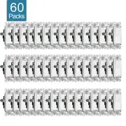 Single-Pole Decorator Paddle Wall Light Switch 15A 120/277V On/Off Rocker 60Pack