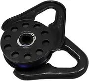 Recovery Tow Snatch Block 9000KG 9T Black Winch Rope Pulley Hosit 4WD Off Road