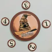 Pictopia Harry Potter Game Replacement Part - Brown Dial & Coins New
