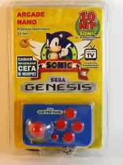 Sega Mega Drive Genesis Arcade Nano Sonic VideoGame Console 10 Games TV