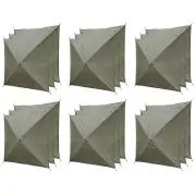 Clam Quick-Set Screen Hub Tent Wind & Sun Panels, Accessory Only, Green (6 Pack)