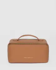 Caramel Fold Out Cosmetic Case