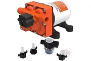 55Psi Pressure 12V Water Pump 11.3Lpm For Rv Boat Camper Trailer Boat Plumbing