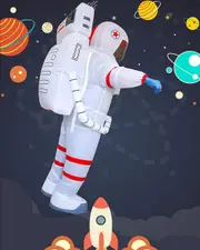 Inflatable Spaceman Costume Suit