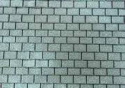 Victorian green fishscale square butt shingles 1:24 scale