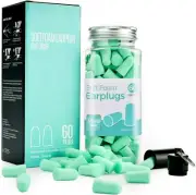 120pcs 38dB Noise Cancelling Ear Plugs Sleep Snore Foam Earplugs for Sleeping AU
