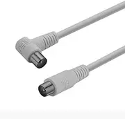 1.5M Right Angle TV Antenna Aerial Coax Cable PAL Male to Male Flylead Fly Lead