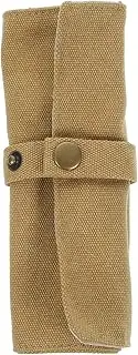 BESPORTBLE 5-slot Watch Roll Canvas Bag for Travel Small Jewelry Storage Organizer Case