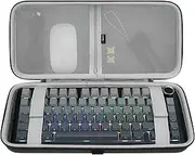 Geekria 75% 84-Key Gaming Keyboard Case, Hard Shell Travel Carrying Bag, Compatible with Keychron K2 / K2 HE, Logitech POP Keys/MX Mechanical Mini, Aula F75 Pro / F75 75% (Extra Space)