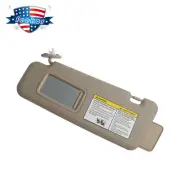 Left Front Driver Sun Visor Beige Sun Shield w/Lights & Mirror for Highlander (for: Toyota)