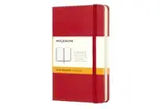 Moleskine Classic Ruled Hard Cover Pocket Notebook Office Planner Scarlet Red