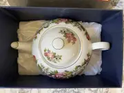 I. Godinger & Co Teapot Harmony Rose 6 Cup In Original Box With Tag