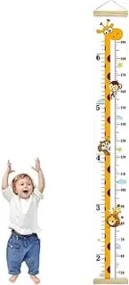 Growth Chart for Wall,Canvas Kids Height Measurement - Nursery Decor Home Daily Accessory for Boy Nursery Decor Baby Girl Children Bedroom Playroom