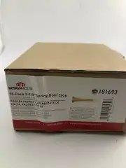 Design House 181719 Bronze 3-1/8" Spring Baseboard Door Stop - 10 Pack