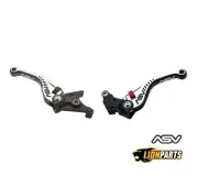 ASV Black Bicolore Shorty Brake and Clutch Lever Set For Honda CBR600RR 2007-19
