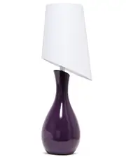 Lalia Home 29in Contemporary Table Lamp with Slanted Shade
