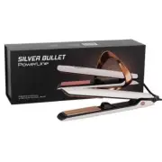 Silver Bullet Powerline Hair Straightener 25mm Titanium Plates White