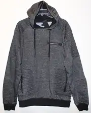 Buffalo David Bitton Mens Black Heather Hoodie Sweat Jacket NWT $89 Size XXL 2XL