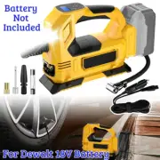 Handheld Tire Inflator Air Compressor For Dewalt Battery Air Pump Pressure Gauge