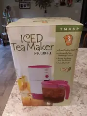 ICE TEA MAKER MR. COFFEE TM45P [FACTORY SEALED, HARD TO FIND]