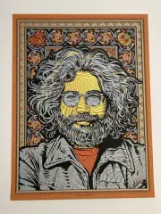 Jerry Garcia Poster Standing On The Moon Touch Grey Grateful Dead Todd Slater