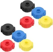 NOLITOY 8pcs Quick Release Cymbal Nuts Durable Plastic Accessories for Percussion Drum Kit Compatible with Various Drum Set Configurations Enhanced Stability Easy Installation