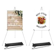 Easel Stand for Display Portable Painting Easel, 2Pack, 2, Silver