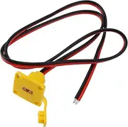 eMagTech XT60 Male to Blank Wire Power Cable Adapter E-Bike Charging Cable 12AWG Solar Panel Adapter for RC Aircraft Remote Control Toy Cars 1M