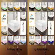 Egyptian Cotton 1000TC Awesome 1 PC Bed Skirt AU Emperor Size All Colors