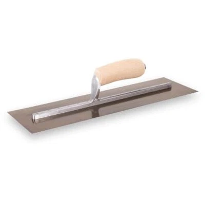 Marshalltown Trowel (5" x 16") Golden Stainless Steel w/ Camel Back Wood Handle