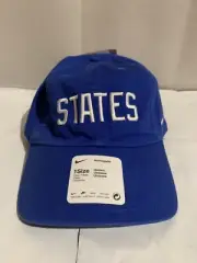 Nike USMNT Campus Crest State Adjustable Cap Hat Blue New With Tags