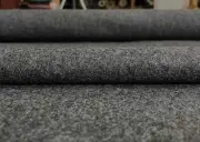 2.125 yds Camira Synergy Mix Charcoal Gray Woven Wool Upholstery Fabric LDS17