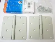 14PK National Hardware 512RC Prime Coat 4" Residential Door Hinges Round 1/4" R