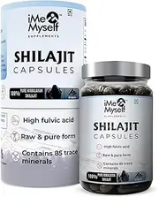 [iMeMyself] Pure Shilajit Minerals 90 Capsules |100% Pure |85 Trace Minerals