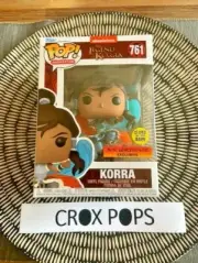 Korra Glow GITD Metallic BW 761 Funko Pop Vinyl New in Mint Box + Protector