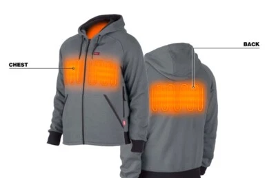 Milwaukee 306G-21 M12 Heated Hoodie Kit Gray