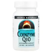 Source Naturals, Coenzyme Q10, 100 mg, 60 Capsules