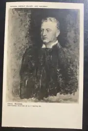 Mint England Picture Postcard Cecil Rhodes Unfinished Painting