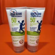 Blue Lizard Kids Mineral Sunscreen Lotion SPF 50 UVA UVB 2 Pack 3oz Date 01-2026