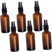 SAFIGLE Set of 6 Clear Perfume Atomizer Refillable Bottles Essential Oil Sprayer Oil Dispenser for Aromatherapy Beauty Products